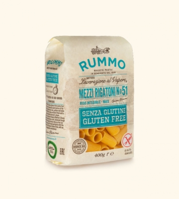 Rummo Senza Glutine Mezzi Rigatoni No.51 400g (Rummo_Senza_Glutine_MezziRigatoni_1.jpeg)