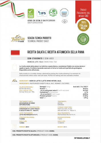 Fattoria Della Piana Ricotta Affumicata 300g (Ricotta_II.png)